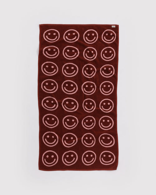 Comfortable Daily Towel - Bath Towel in Blush Happy