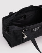 Lightweight Reusable Essential - Mini Nylon Market Bag in Black