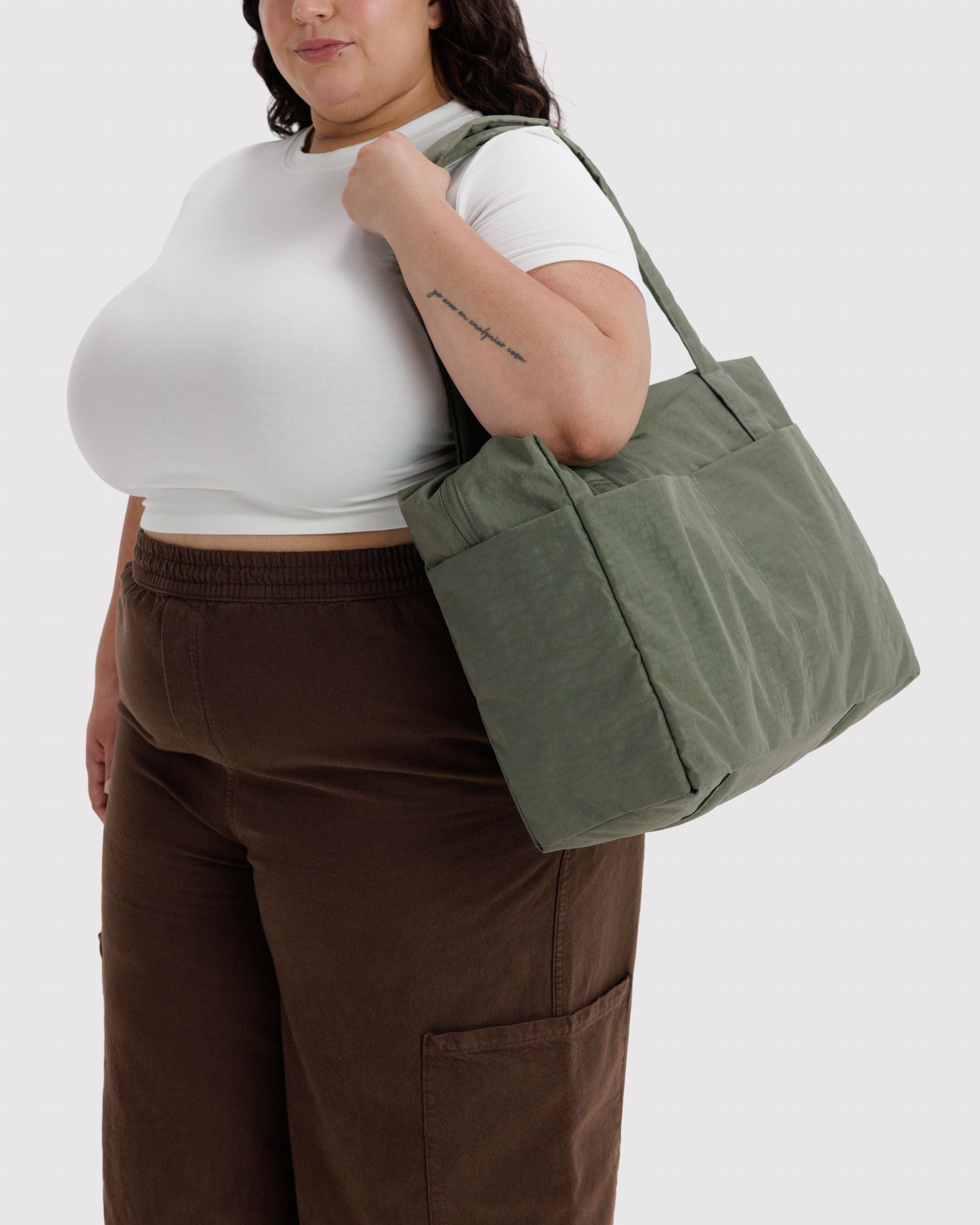 Lightweight Trip Companion - Small Cloud Carry-On in Caper