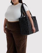 Lightweight Trip Companion - Cloud Carry-On in Charcoal Ditsy Floral