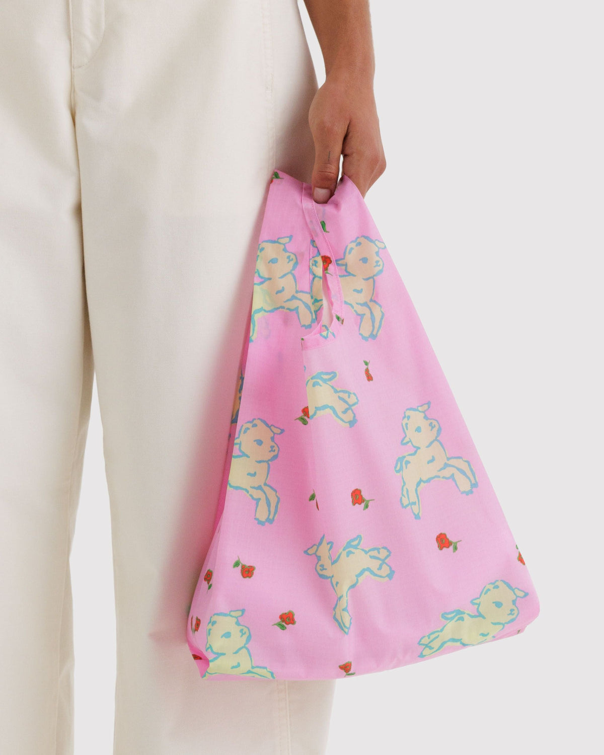 Lightweight Reusable Essential - Baby Baggu in Lambs