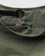 Easy Day to Night Carry - Medium Nylon Crescent Bag in Caper