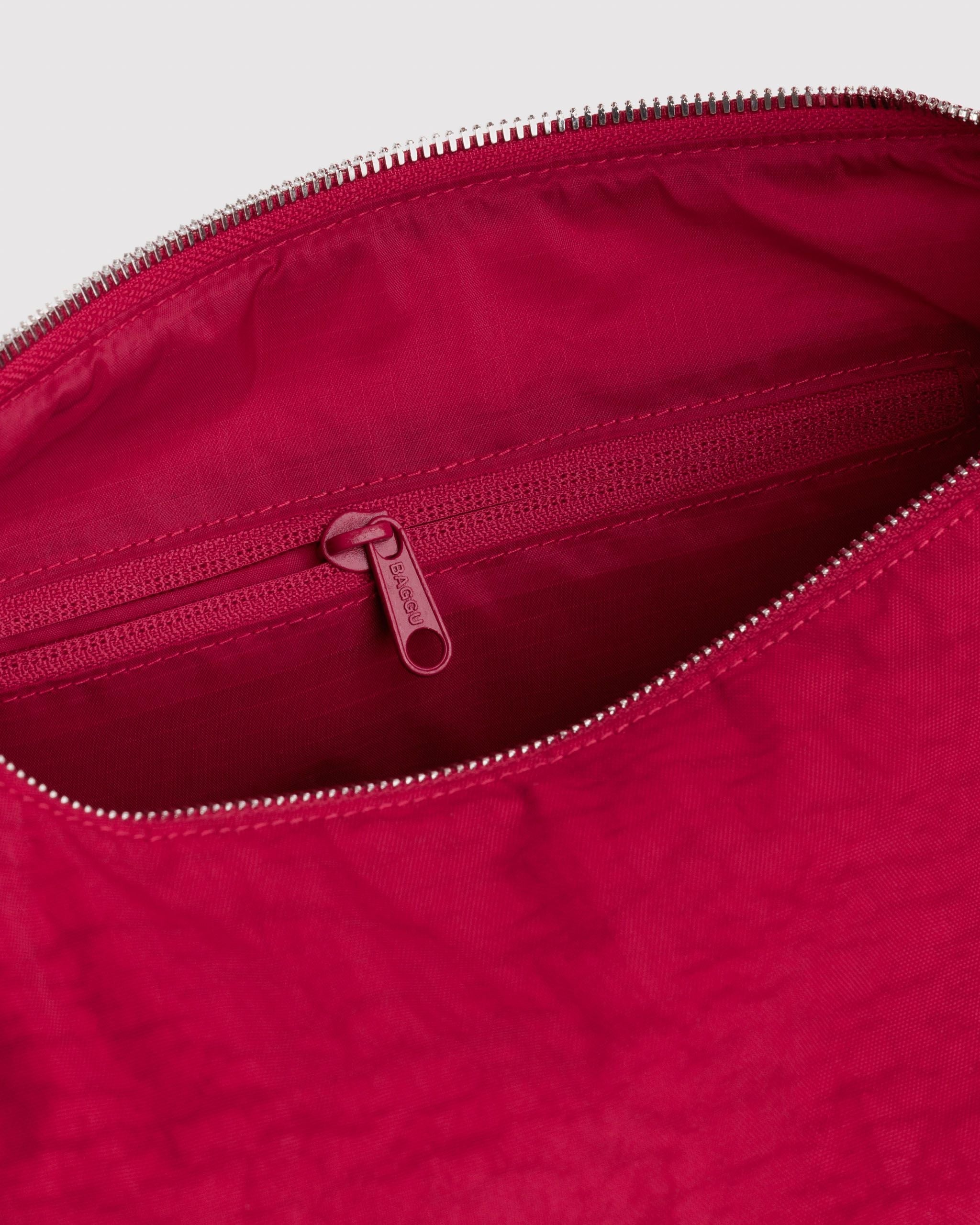 Easy Day to Night Carry - Nylon Meringue Bag in Cherry