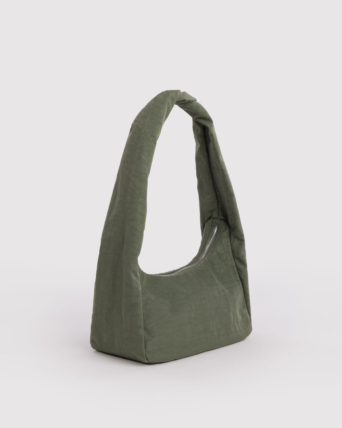 Easy Day to Night Carry - Small Nylon Meringue Bag in Caper
