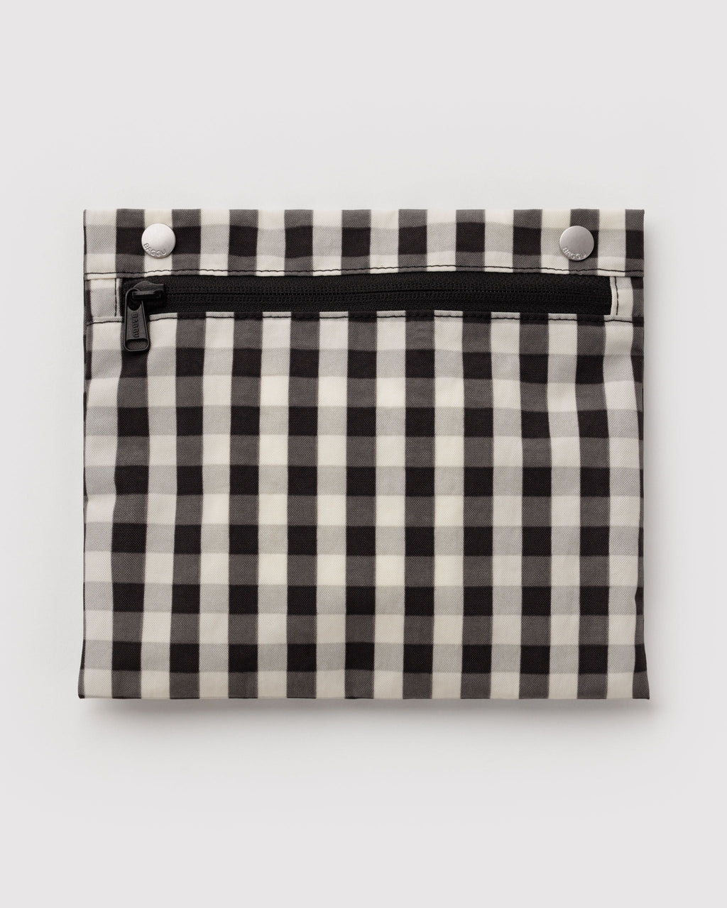 Flexible Daily Tote - Everyday Cloud Bag in Black and Cream Gingham