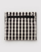 Flexible Daily Tote - Everyday Cloud Bag in Black and Cream Gingham