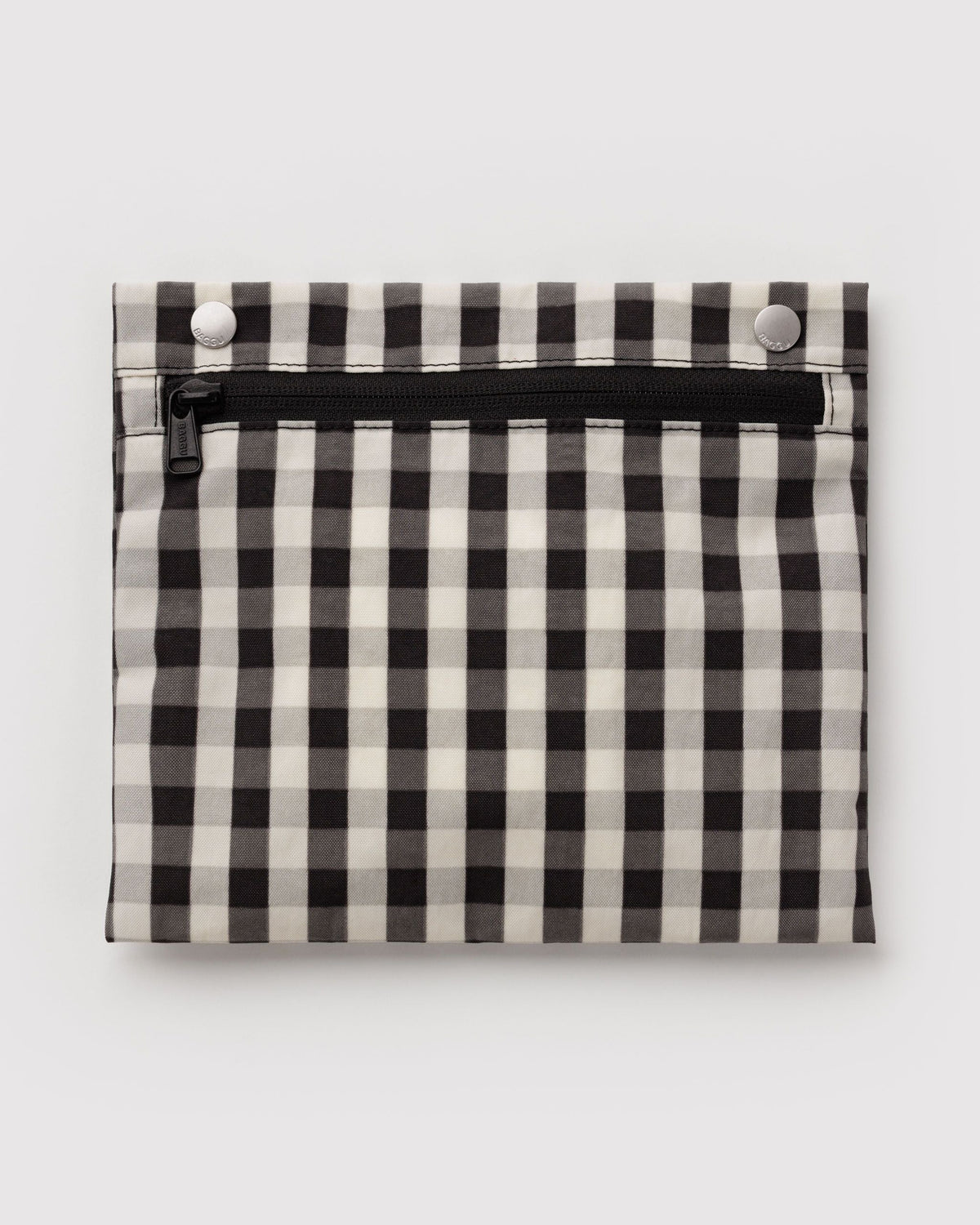 Flexible Daily Tote - Everyday Cloud Bag in Black and Cream Gingham