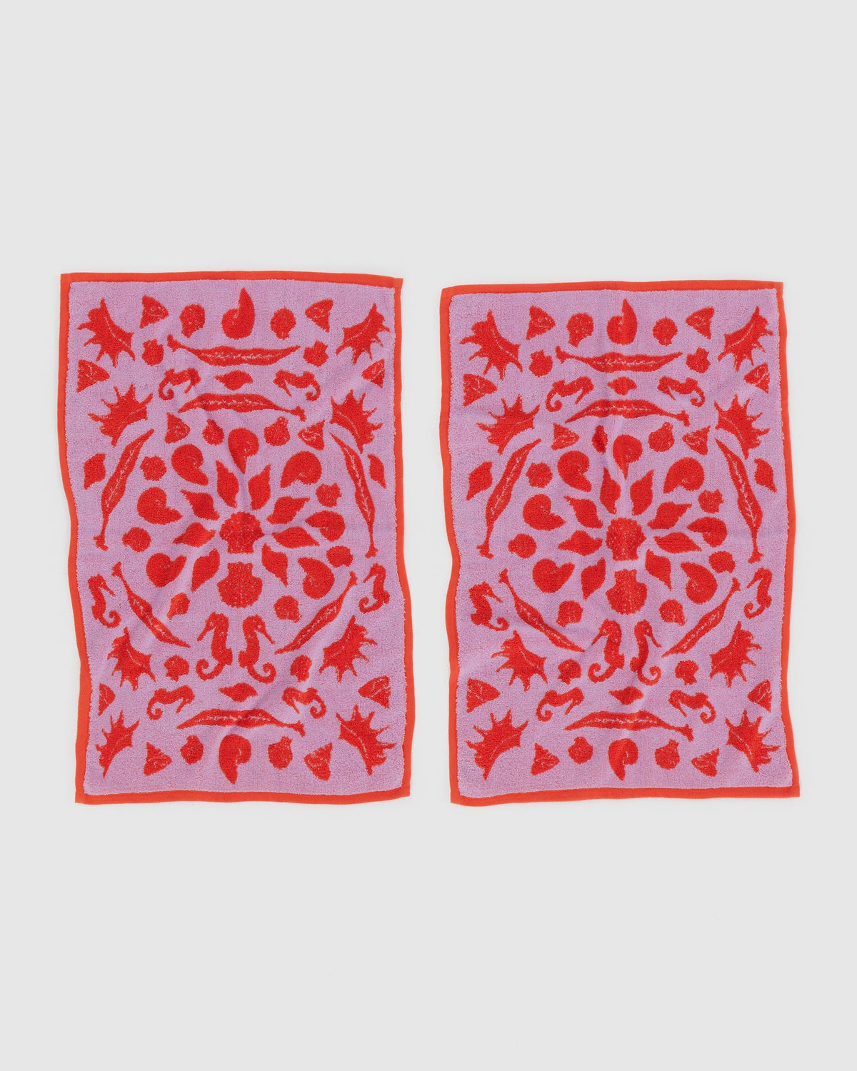 Hand Towel Set of 2 - Sea Shells