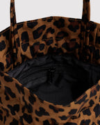 Easy Day to Night Carry - Nylon Drawstring Bag in Leopard