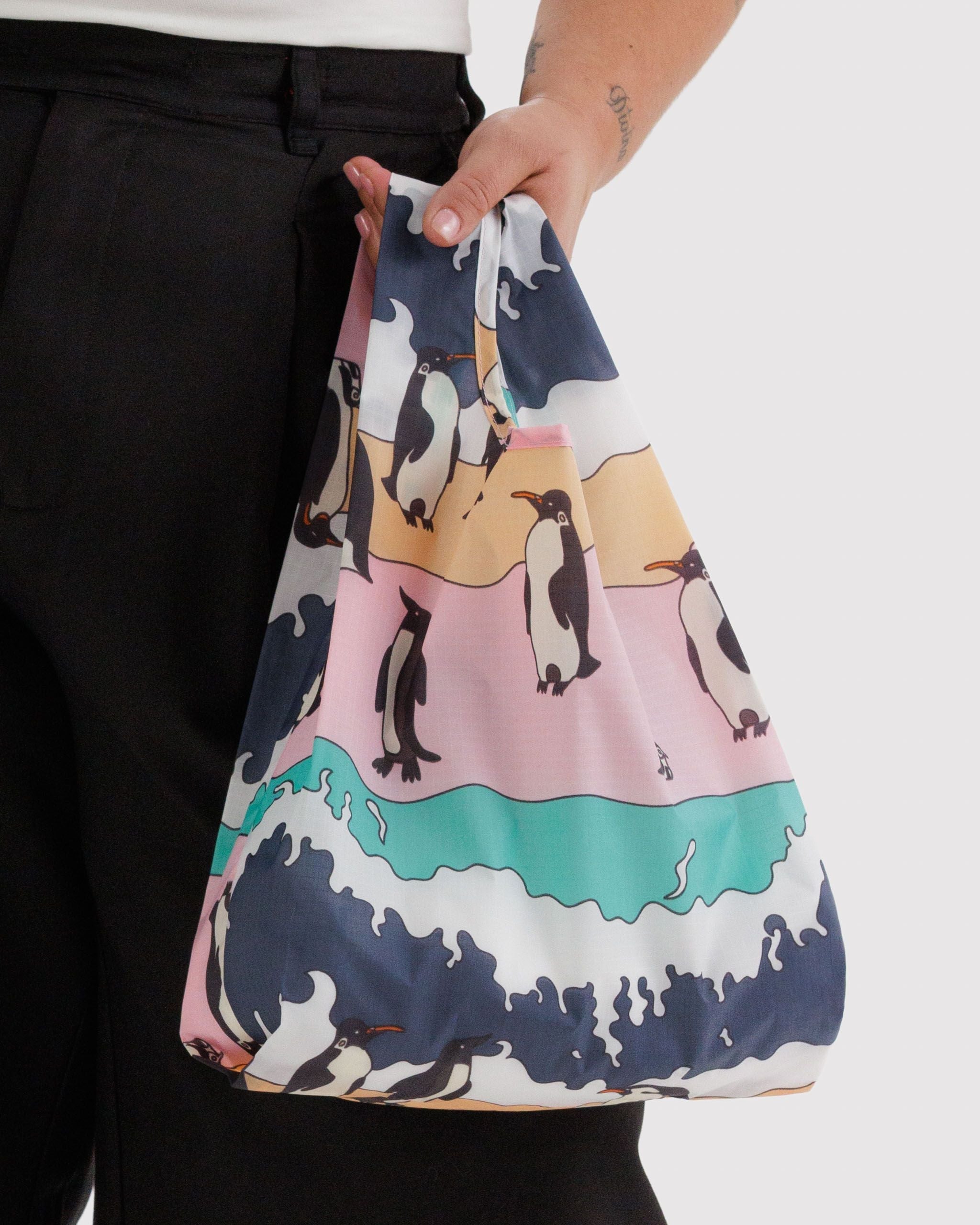 Lightweight Reusable Essential - Baby Baggu in Penguin