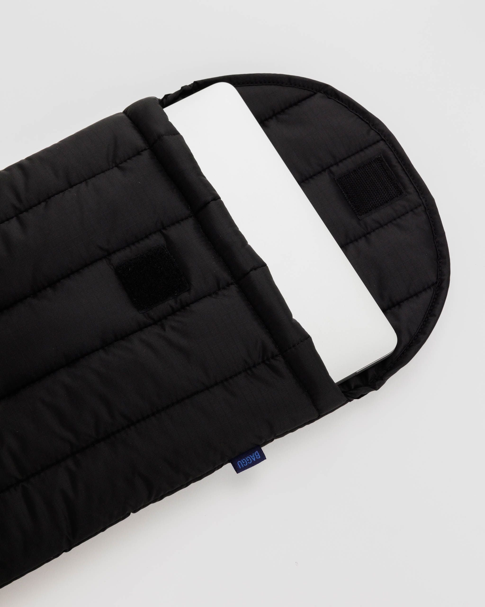 Padded Everyday Protection - Puffy Laptop Sleeve 13 14 in Black