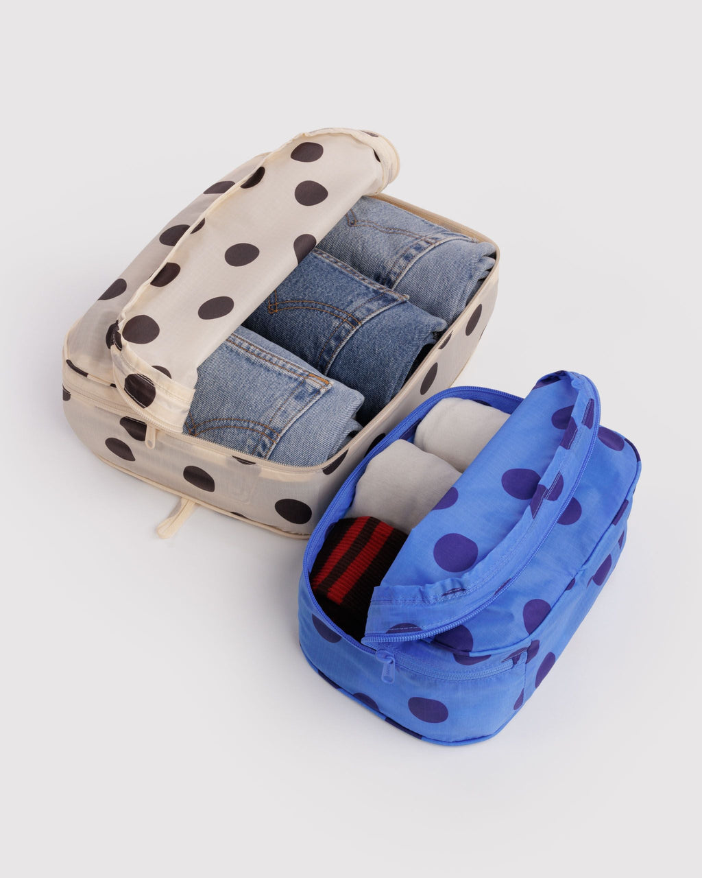 Organized Travel Essential - Packing Cube Set in Polka Dot Mix