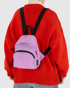 Organized Everyday Pack - Mini Nylon Backpack in Peony