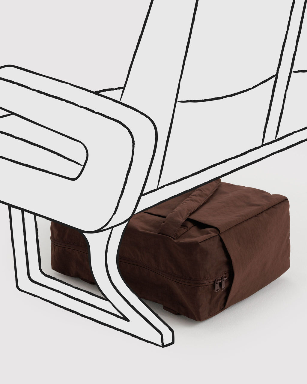 Lightweight Trip Companion - Small Cloud Carry-On in Coffee