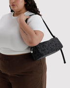 Easy Day to Night Carry - Nylon Loaf Bag in Charcoal Ditsy Floral