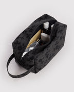 Organized Travel Essential - Dopp Kit in Charcoal Ditsy Floral