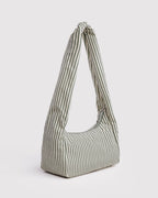 Easy Day to Night Carry - Nylon Meringue Bag in Sage Stripe
