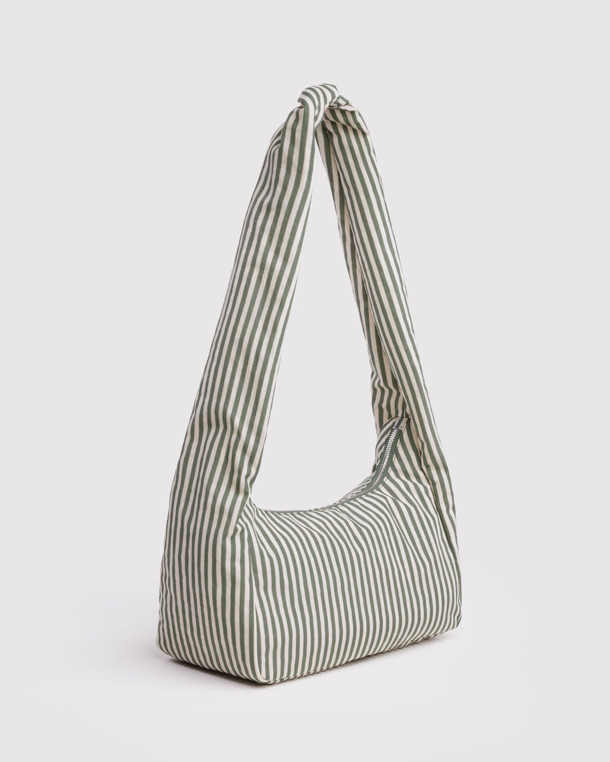 Easy Day to Night Carry - Nylon Meringue Bag in Sage Stripe