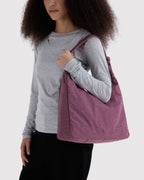 Easy Day to Night Carry - Nylon Shoulder Bag in Wild Plum