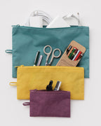 Organized Travel Essential - Flat Pouch Set in Jewel Mix