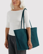 Flexible Daily Tote - Large Nylon Reversible Tote in Deep Sea Mix