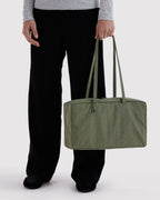 Easy Day to Night Carry - Medium Nylon Bowler Bag in Caper