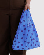 Lightweight Reusable Essential - Standard Baggu in Blue Polka Dot