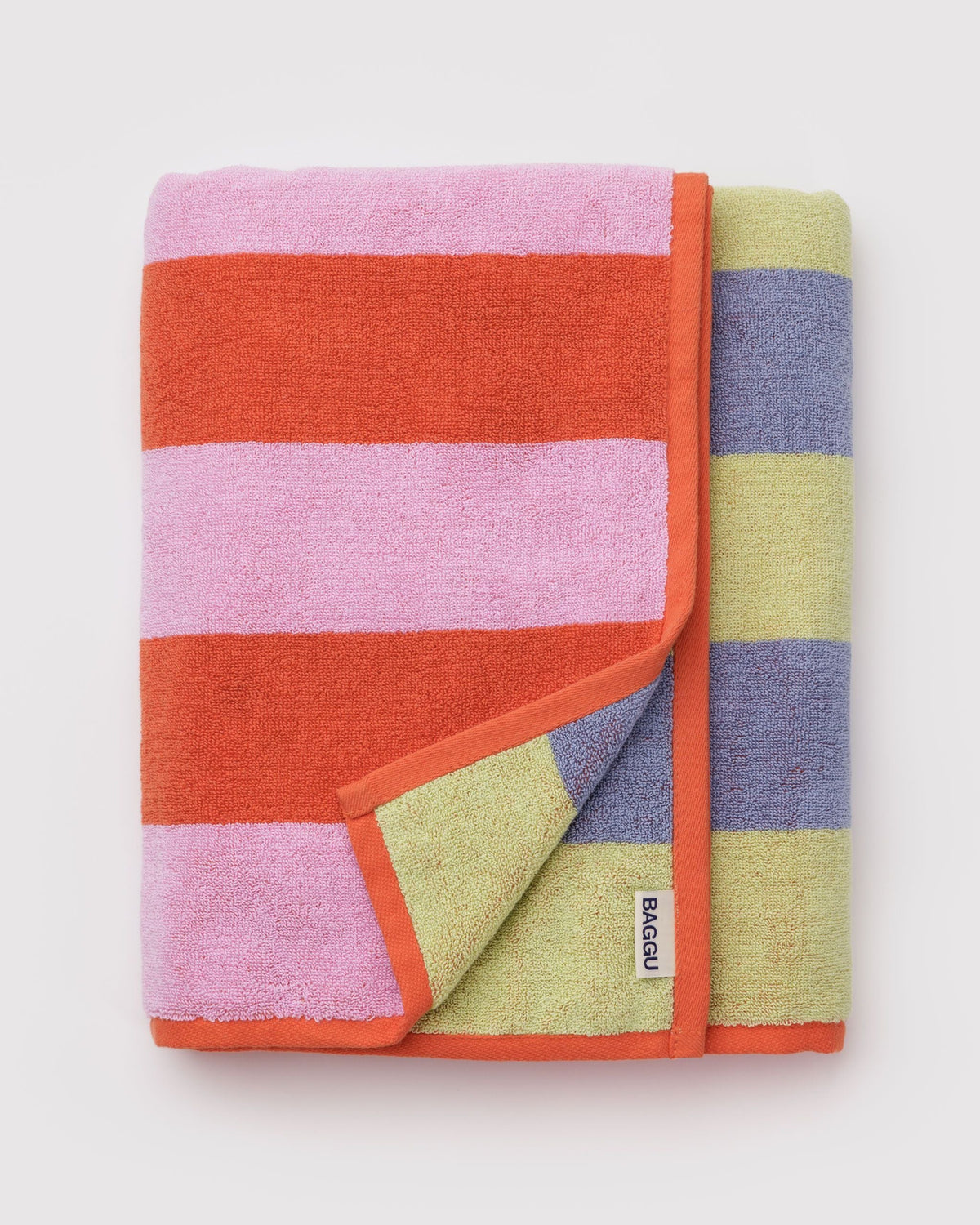 Comfortable Daily Towel - Bath Towel in Pool Stripe