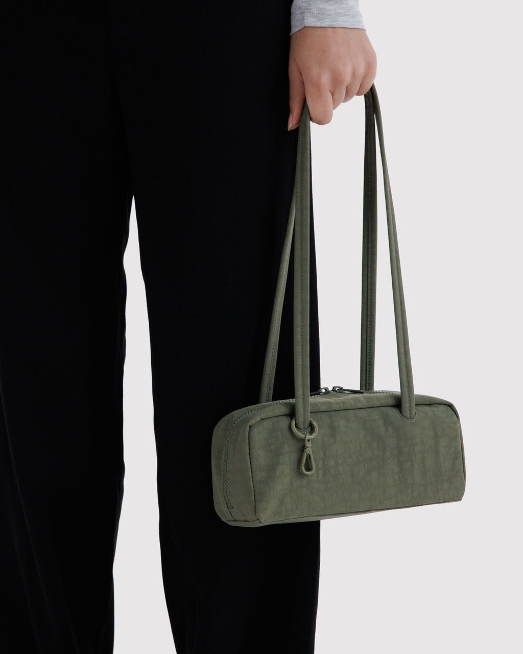 Easy Day to Night Carry - Small Nylon Bowler Bag in Caper