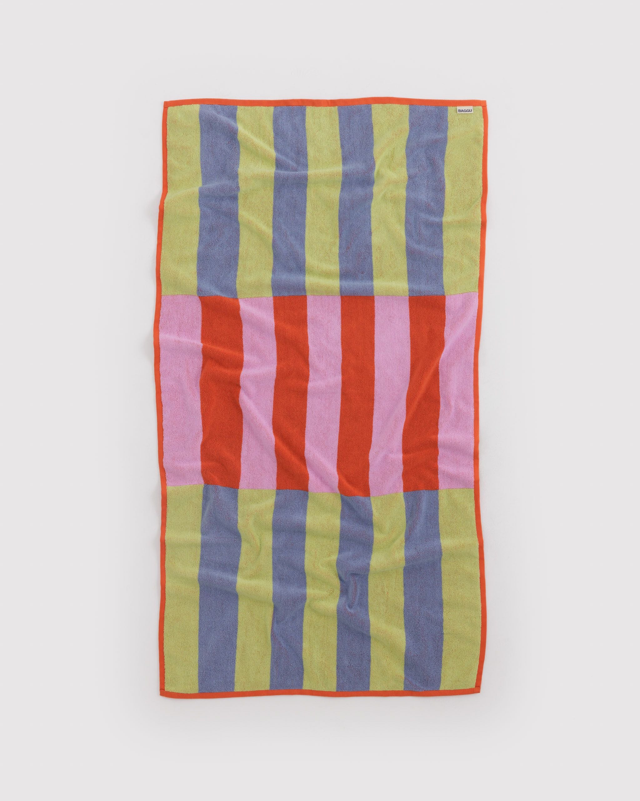 Comfortable Daily Towel - Bath Towel in Pool Stripe