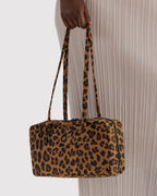 Easy Day to Night Carry - Nylon Bowler Bag in Leopard
