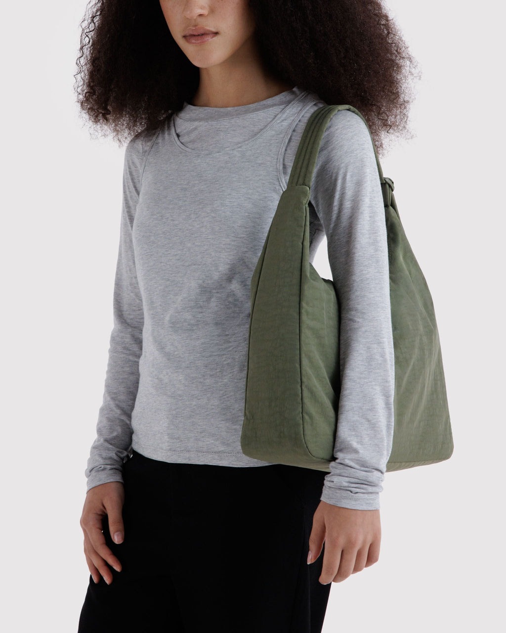 Easy Day to Night Carry - Nylon Shoulder Bag in Caper