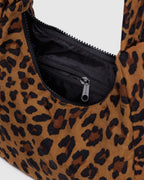Easy Day to Night Carry - Mini Nylon Shoulder Bag in Leopard