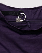 Easy Day to Night Carry - Medium Nylon Crescent Bag in Fig