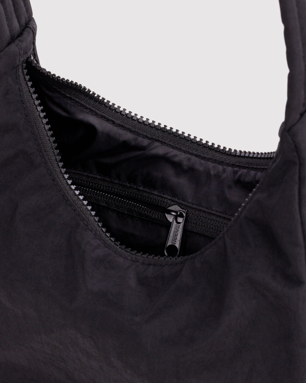 Easy Day to Night Carry - Mini Nylon Shoulder Bag in Black