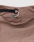 Easy Day to Night Carry - Medium Nylon Crescent Bag in Toasted Almond