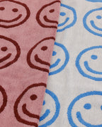 Hand Towel Set of 2 in Sky Blue and Blush Happy - Easy Style