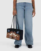 Medium Nylon Bowler Bag - Sale in Western Applique - Easy Style