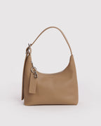Mini Recycled Leather Shoulder Bag - Dune