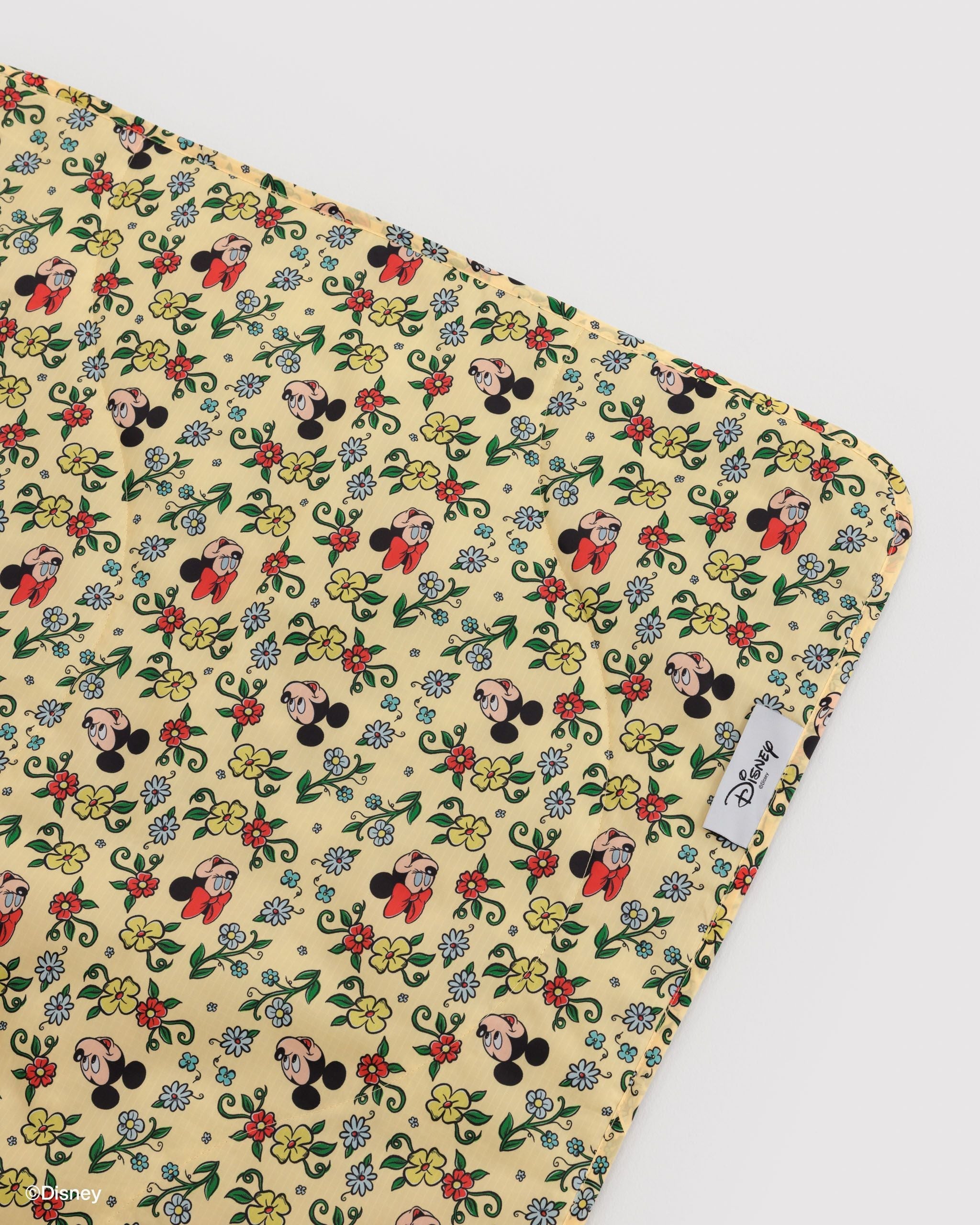 Portable Outdoor Comfort - Puffy Picnic Blanket in Storybook Floral
