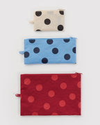 Flat Pouch Set - Polka Dot Mix