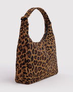 Easy Day to Night Carry - Nylon Shoulder Bag in Leopard