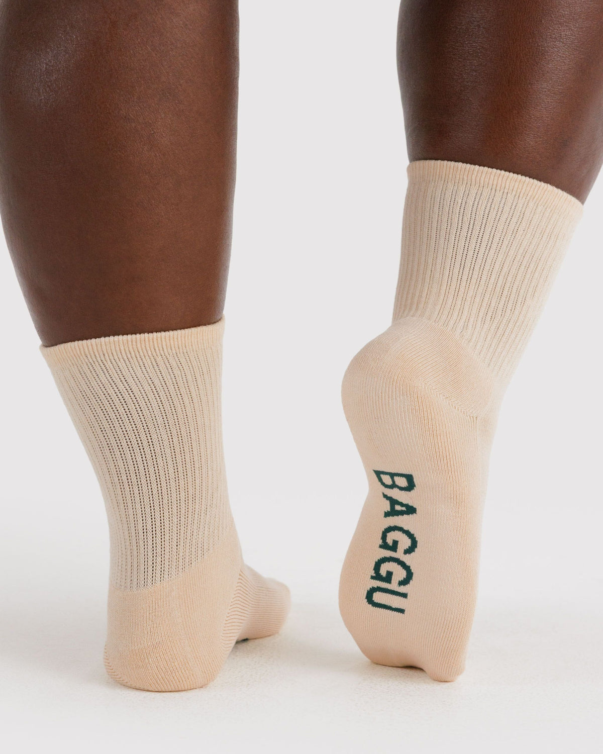 Soft Daily Essential - Ribbed Sock in Ecru