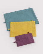 Organized Travel Essential - Go Pouch Set in Jewel Mix