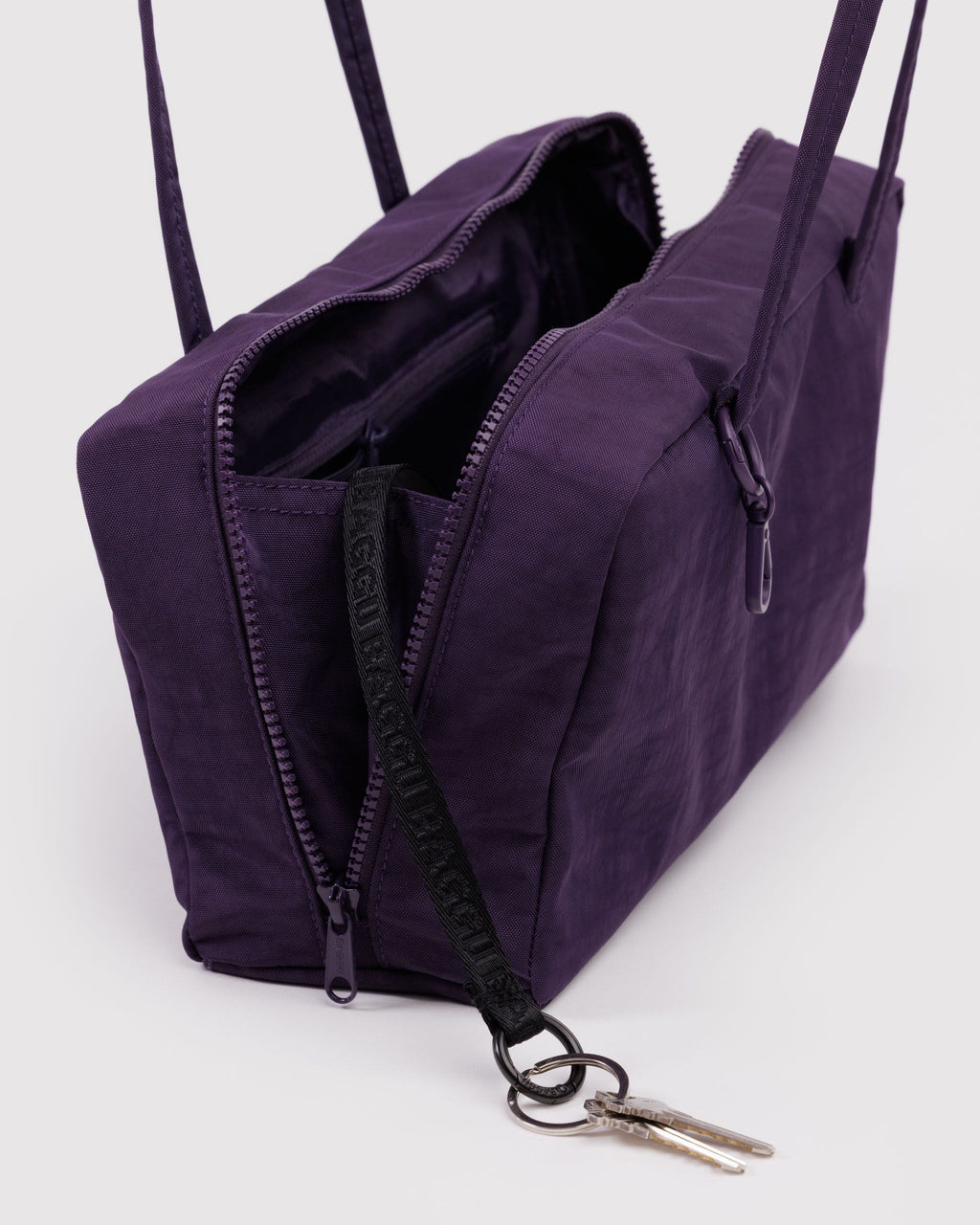 Easy Day to Night Carry - Nylon Bowler Bag in Fig