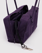 Easy Day to Night Carry - Nylon Bowler Bag in Fig