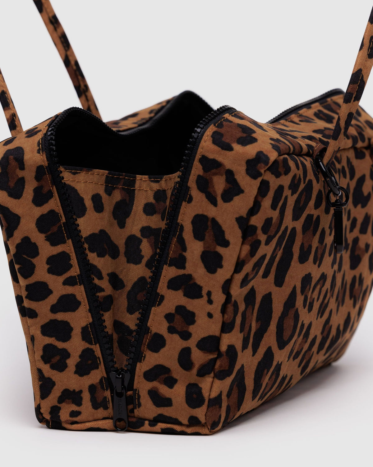 Easy Day to Night Carry - Nylon Bowler Bag in Leopard