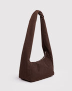 Easy Day to Night Carry - Nylon Meringue Bag in Coffee