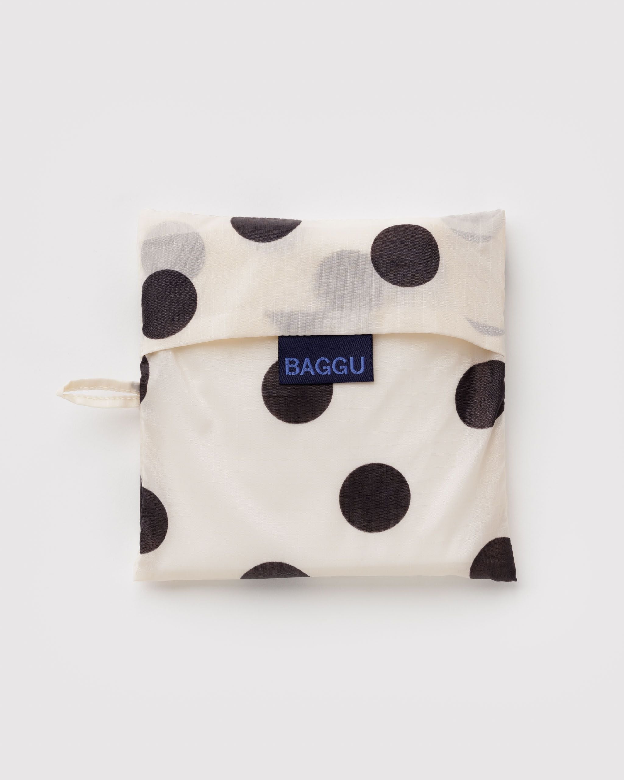 Big Baggu in Cream and Black Polka Dot - Easy Style