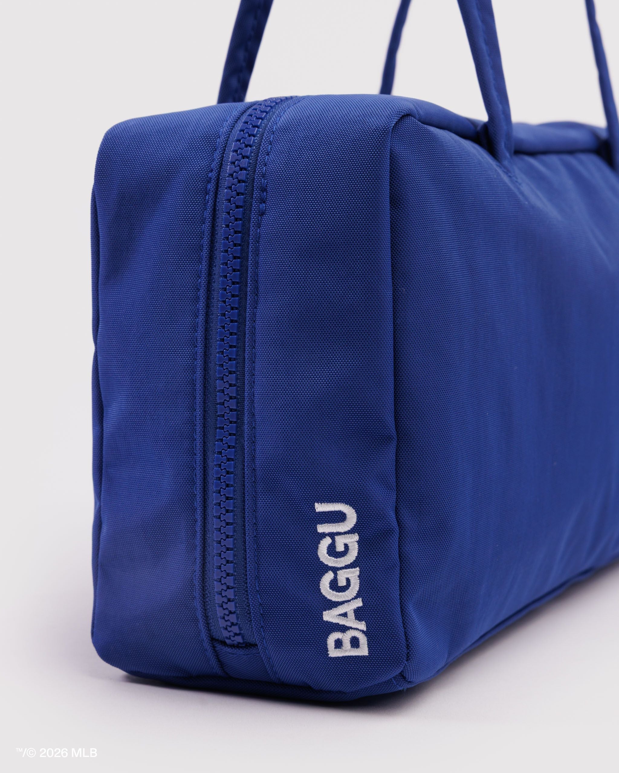 Easy Day to Night Carry - Nylon Bowler Bag in New York MetsTM